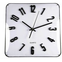 Reloj de Pared Versa Cristal (31 x 5,5 x 31 cm)