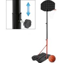 Bigbuy - Set de canasta de baloncesto portátil altura regulable xq Max