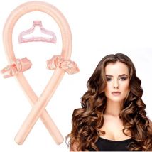 Bigoudi,Rouleau à Cheveux Sans Chaleur, Sans Chaleur Salon de Coiffure en Soie Bigoudis Rouleaux à Cheveux en Mousse Souple Avec Pinces à Bec de