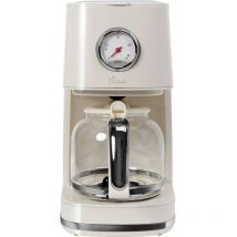 Nostalgia 150 Macchina per il caffè Bianco crema (lucido) Capacità tazze=12 Caraffa in vetro, Funzione manten - Bikitchen