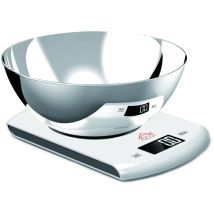 Inox - Bilancia Elettronica Digitale Da Cucina Con Ciotola 5kg Pwc8045 Dcg