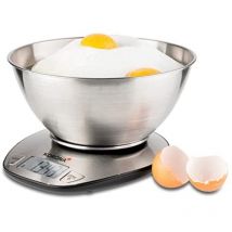 Mila Bilancia da cucina digitale con contenitore di misurazione Portata max.=5 kg acciaio inox - Korona