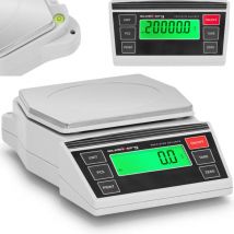 Bilancia di precisione digitale - Da 2 g a 20 kg / 0,1 g - 196 x 160 mm Bilancia