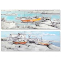 Bild Dkd Home Decor port 150 x 3 x 50 cm barco mediterraneo (2 Stück)