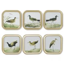 Bild Dkd Home Decor birds cottage 30 x 2 x 30 cm (6 Stück)