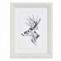 Bilderrahmen Fotogalerie, Holz Rahmen, Glasscheibe, Artos Stil weiß 30x40 cm - Woltu