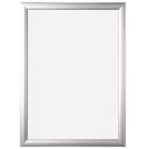 VOW - Bilderwechselrahmen Snap 23,7 x 32,5 x 1,1 cm (b x h x t) din A4 Aluminium eloxiert silber