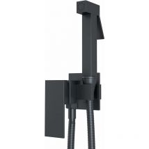 Handheld Toilet Bidet Douche Spray, Bathroom Solid Brass Douche Kit,Black