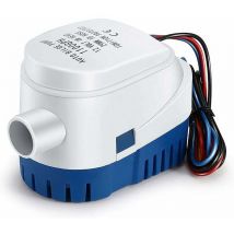 Yoyaxi - Bilgenpumpen, 12 v 1100 gph Automatische Bilgenpumpe Automatische leise Flüssigwasserpumpe für Schiffs-Bilgenpumpe Wasserpumpe für Boote,