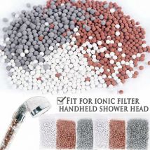 Lucky-88 - Billes douchette Kit 6 Mois de Recharge Filtre Douche pour Pommeau Douche Anti Calcaire, Douchette Billes, Filtre Anti Calcaire à base de
