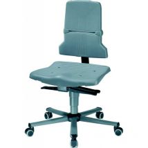 Bimos - Chaise de travail esd Sintec 2 sur roulettes - gris - Dossier Contact permanent - 9803-1000