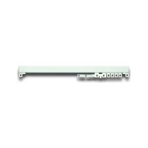 Binario 24x16, supporto per tappezzeria, asta per tende 150cm, bianco