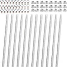 Binario di fissaggio. set di binari. alluminio. fissaggio del carico. 12×1M