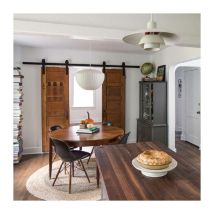 Pettiti - Binario Porte Scorrevoli Rustico Doppia Anta Kr80/ad