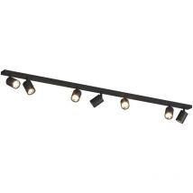 Binario top light kora 1208 7 ne gu10 led lampada soffitto parete moderna faretti orientabili