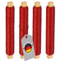 Bindedraht verzinkt Blumendraht Wickeldraht Floristendraht 35m Farbe Rot