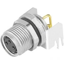 Binder - 09 3418 82 03 Sensor-/Aktor-Einbausteckver M8 Buchse, gewinkelt Polzahl Sensoren: 3 1
