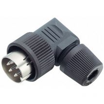 Binder - 99-0605-70-03 Rundstecker Stecker, gewinkelt Gesamtpolzahl: 3 Serie (Rundsteckver ): 678