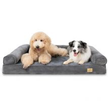 BingoPaw Sofá Cama para Perro Ortopédica Colchón de Esponja para Perros, 120x90x20cm
