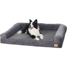 BingoPaw Sofá Cama para Perro Ortopédica Colchón de Esponja para Perro, 135x100x24cm