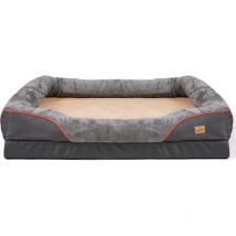 Bingo Paw - BingoPaw Cama Perro Grande Relajante Ortopedica Viacoelastica con Funda Desenfundable Lavable, 135x100x33cm xxxl