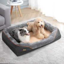 Bingo Paw - BingoPaw Cama Perro Grande Relajante Ortopedica Viacoelastica con Funda Desenfundable Lavable, 97x72x30cm xl