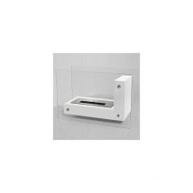 Outinfire - apo l glass - Biocamino da pavimento freestanding bianco