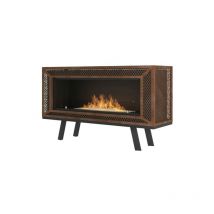 Outinfire - industrial - Biocamino Da Pavimento freestanding