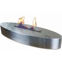 Purline - Chimenea de etanol de sobremesa en acero inoxidable