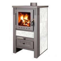 Stufa a legna ATENA 8.0 KW WHITE