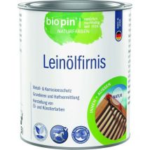 Biopin Leinölfirnis 750 Ml Natur Leinöl-firnis