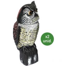 Biotop - B2400A, Confezione da 2 Guanti Spagapasseri - Girano la Testa con Il Vento - Non Necessitano di batterie.