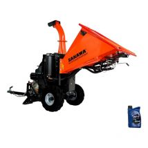 Sakawa - Biotrituradora BS1600 motor 15CV Arranque Eléctrico + Aceite 4 Tiempos