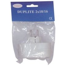 Evoe – Fiche biplite 2x16A SC – Multiprise – Nombre prise(s), Longueur, Puissance, Quantité par pack, Intensité courant
