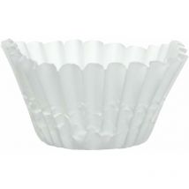 5690 caissette piccolo modello carta bianco/beige 3,5 x 3,5 x 2 cm – set di 100 - Birambeau