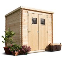 Frankystar - Birba - Abri de jardin en bois de sapin 200x200 cm