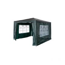 Birchtree - 3X3M Outdoor pe Gazebo Patio Shade Canopy Waterproof 4 Pieces Sidewalls Green