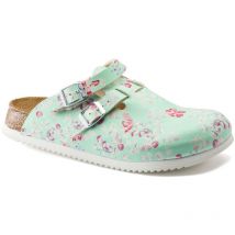 Clog Kay Superlauf, Birko-Flor, Flower Field Mint, schmal, Gr. 38 - Birkenstock