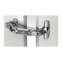Sensys 8657i th 52 bisagra de ángulo ancho medio montada, atornillada, niquelada Hettich