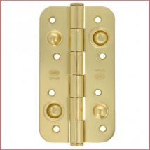 5499 Bisagra seguridad 571 150 x 82 x 3 mm Acero Latonado barnizado - Amig