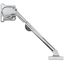 Bisagra Compás Nika Regulable 601 Derecha Niquelado Pta.alu Para Puerta De Aluminio Descendente 601dx-a.