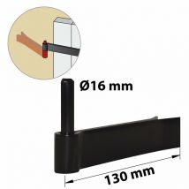 Bisagra de acero prepintado, Al.85x Diam.16 mm Afbat