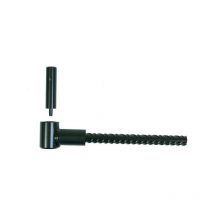 Ing Fixations - Bisagra de cataforesis negra Ø16 para solapa doble fijaciones de ing - Acero de refuerzo - 12x170 - A000150
