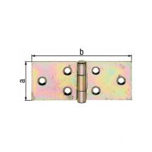 GAH - Bisagra de mesa H.141mm w. open32mm S.1.5mm sta va (Por 20)