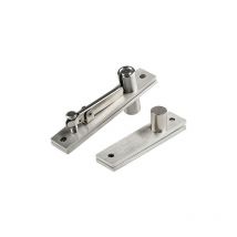 Wahaison - Bisagra de puerta giratoria de acero inoxidable, bisagra giratoria de alta resistencia para puertas de madera, eje de 360 grados, bisagra