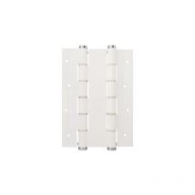 Justor - Bisagra Puerta Vaiven Doble Accion 180X40Mm 5914.06 Inox Blanco 2 Pz