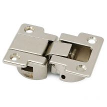 bisagra embutir mesa ankor espesor 18mm niquel (1 bolsa - 1 unidad.)