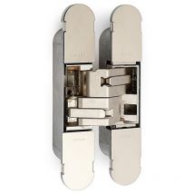 Ceam - bisagra invisible para puerta 1130 134x24 niquel 3 regulaciones.