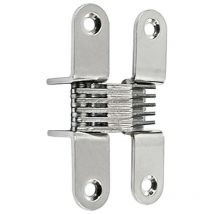 Ceam - bisagra invisible para puerta 503 42x29 niquel , Diseñada para ser ultra compacta, esta bisagra invisible es perfecta para puertas pequeñas.