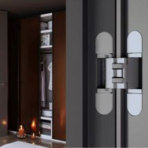 Koblenz - Bisagra Kubikuadra P.Solapadas 60Kg Cromo Mate